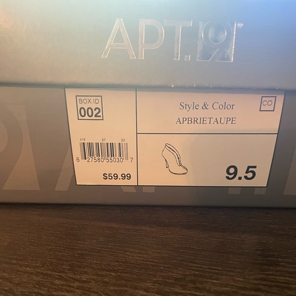 Apt 9 Tan, Faux Suede Booties - Picture 4 of 4